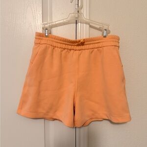 lululemon athletica Peach Elastic-Waist Athletic Shorts